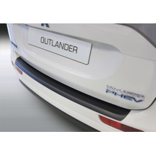 Накладка на задний бампер  (RGM, RBP597) Mitsubishi Outlander III (2012-2015)